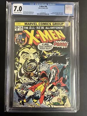 Buy X-men #94 Cgc 7.0 1975 Marvel 2nd App Nightcrawler Storm Colossus 3rd Wolverine • 621.28£