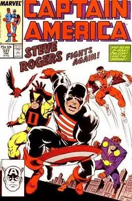 Buy Captain America (1968) # 337 (7.0-FVF) 1st App The Captain (US Agent) 1988 • 12.60£