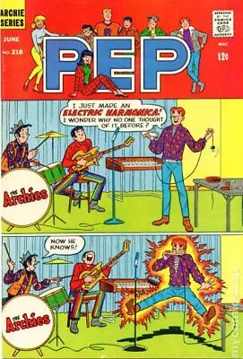 Buy Pep Comics #218 FN 1968 Stock Image • 8.54£