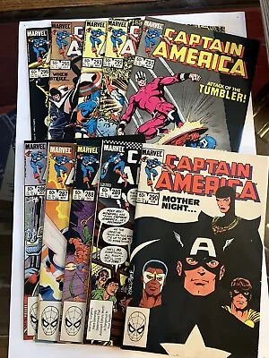 Buy CAPTAIN AMERICA #286,287,288,289,290,291,292,293,X,294,295,296 Nov 1983-Aug 1984 • 19.45£