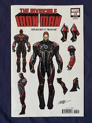 Buy Invincible Iron Man #18 (2024) 1:10 Larraz Design Variant - Bagged & Boarded • 6.95£