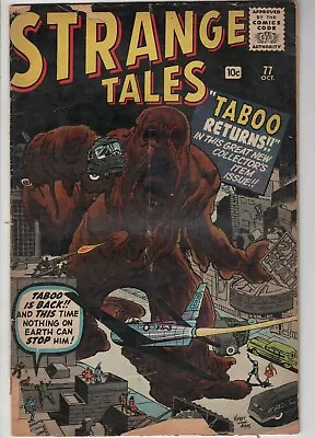 Buy Strange Tales #77 VINTAGE 1960 Marvel Comics 1st Master Khan • 93.19£