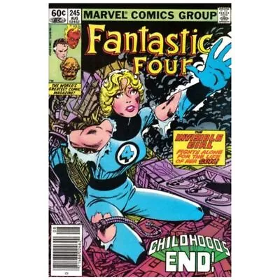 Buy Fantastic Four #245 Newsstand  - 1961 Series Marvel Comics VF [y~ • 5.07£