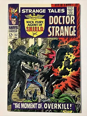 Buy Strange Tales #151 8.0 VF Nick Fury 1st Steranko Doctor Strange Bill Everett • 77.65£