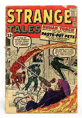 Buy Strange Tales #104 GD 2.0 1963 1st App. Paste-Pot Pete • 39.61£