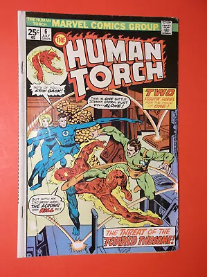 Buy The Human Torch # 6 - Vg 4.0 - 1975 Acrobat Appearance • 4.62£
