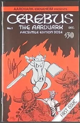 Buy Cerebus The Aardvark #1 Facsimile Edition Signed By Dave Sim NM • 19.38£
