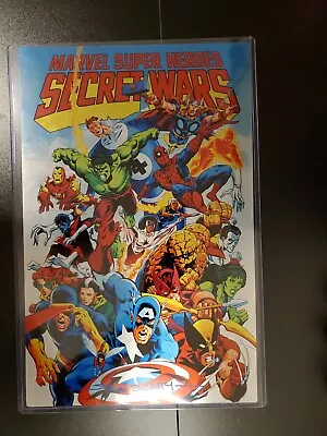 Buy Marvel Super Heroes Secret Wars #1 Metal 11x17 Art Print Signed By Artist Beatty • 83.86£