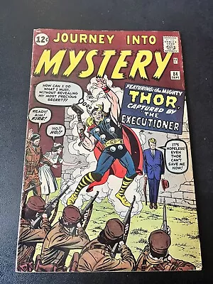 Buy Journey Into Mystery #84 (Marvel 1962) 2nd Thor! 1st Jane Foster! See Cover Pics • 893.10£