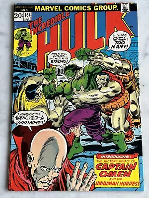 Buy Incredible Hulk #164 F 6.0 - Buy 3 For Free Shipping! (Marvel, 1973) • 8.93£
