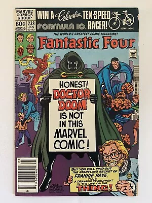 Buy Fantastic Four #238 5.0 Vg/fn 1982 Newsstand 1st App Aunt Petunia Marvel Comics • 1.94£