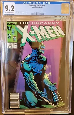 Buy Uncanny X-Men #234 CGC 9.2 1988 Newsstand Classic Wolverine Cover Deadpool 3  • 38.83£