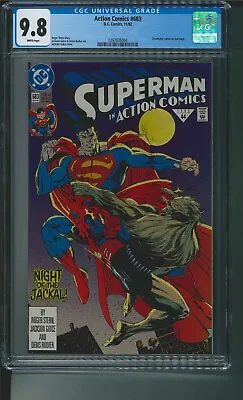 Buy Action Comics #683 CGC 9.8 Doomsday Cameo 🔥🔥🔥🔑 • 621.28£