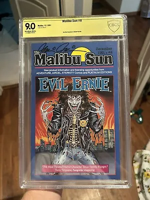 Buy Malibu Sun #8 1st Appearance Of Evil Ernie Signed By Brian Pulido CBCS 9.0  • 1,164.91£