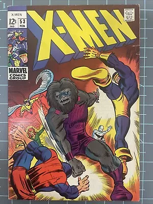 Buy Uncanny X Men #53 Marvel Comics 1969 1st Barry Windsor Smith Cover Beast Origin • 36.49£