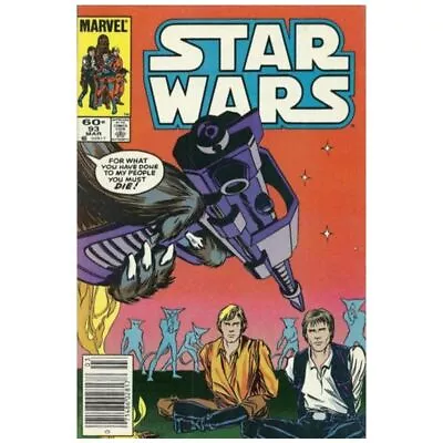 Buy Star Wars #93 Newsstand  - 1977 Series Marvel Comics VF Minus [n@ • 12.65£