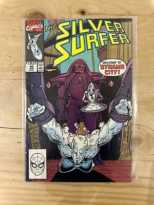 Buy Silver Surfer # 40 2nd Series. August 1990.  Marvel Comics. Vfn 8.0 • 7.95£