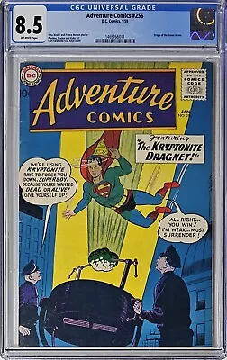Buy Adventure Comics #256 CGC 8.5 D.C. 1959 Origin Of The Green Arrow 2nd Highest • 1,553.22£