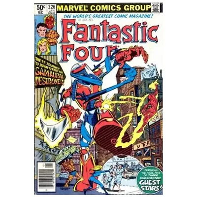 Buy Fantastic Four #226 Newsstand  - 1961 Series Marvel Comics Fine+ [m; • 3.77£