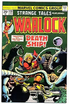 Buy STRANGE TALES #179 F, Warlock By Jim Starlin, 1st Pip, Marvel Comics 1975 • 31.06£