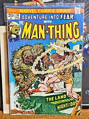 Buy Adventure Into Fear With The Man-thing #19 First App Of Howard The Duck 1973 • 54.35£