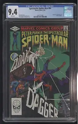 Buy Spectacular Spider-man #64 Cgc 9.4 White Pages 1st App Origin Cloak & Dagger • 155.31£