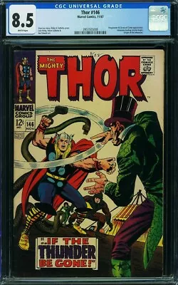 Buy Thor 146 Cgc 8.5 White Pages Marvel 1967 Origin Of The Inhumans D2 • 108.72£