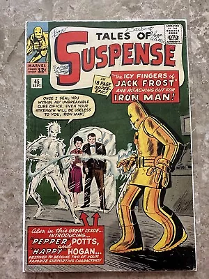 Buy Tales Of Suspense #45 VG+ (1963 Marvel Comics) • 155.32£