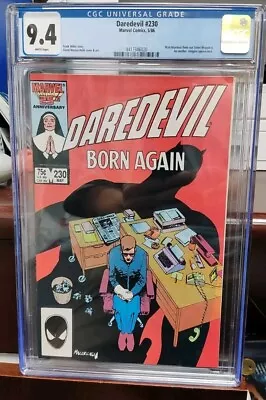 Buy DAREDEVIL #230 CGC 9.4 MARVEL COMICS 1986 Born Again Story  Kingpin Frank Miller • 54.35£