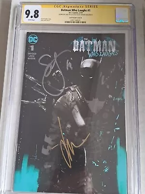 Buy CGC 9.8 Batman Who Laughs #1 Jock Cover A Signed By Jock & Snyder • 12.50£