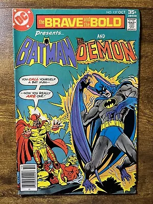 Buy The Brave And The Bold 137 Newsstand Batman & Demon Dc Comics 1977 Vintage • 4.62£