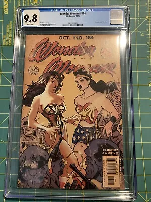 Buy Wonder Woman # 184 (2002) CGC 9.8 Classic Adam Hughes Cover • 194.14£