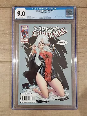 Buy CGC 9.0 Amazing Spider-man #607 2009 - J. Scott Campbell Cover - Black Cat • 100.96£