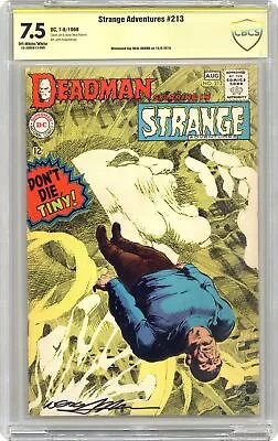 Buy Strange Adventures #213 CBCS 7.5 SS Adams 1968 16-39DE813-095 • 128.14£