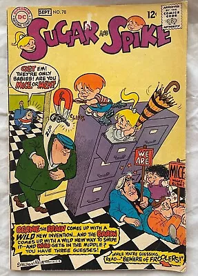 Buy Sugar And Spike No. 78 DC Comics August-September 1968 Sheldon Mayer Art • 7.76£
