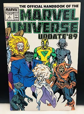 Buy OFFICIAL HANDBOOK OF THE MARVEL UNIVERSE UPDATE 89 #3 Comic , Marvel Newsstand • 2.38£