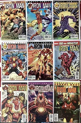 Buy Iron Man, Vol 3, Nine Issue Bundle, Marvel, Rare, 2000-2002, Bagged & Boarded • 24.99£