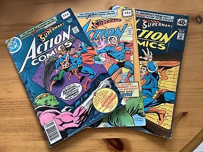 Buy Lot X 3 Action Comics #491, #492, #493 1979 All VG • 4.35£