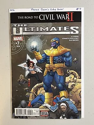 Buy The Ultimates #7 Marvel Thanos America Chavez ~2016~ Cosmic Cube Cover • 3.11£