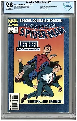 Buy Amazing Spider-Man  # 388   CBCS  9.8   NMMT   White Pgs   4/94  Deluxe Edition • 62.13£
