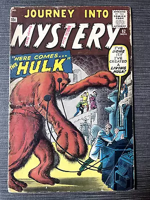 Buy Journey Into Mystery #62 (1960) Silver Age ATLAS/Marvel Comic 1st HULK Protoype! • 194.15£