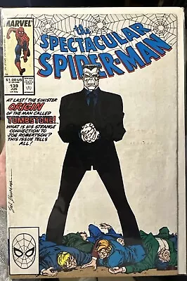 Buy Spectacular Spider-Man (Vol 1) # 139 - 1988 Marvel Comics - Origin Of Tombstone • 2.32£