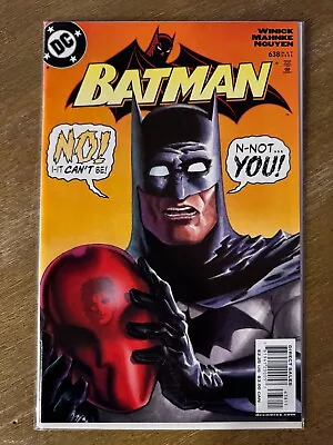 Buy Batman #638 Red Hood Revealed To Be Jason Todd DC Comics 2005 • 15.52£