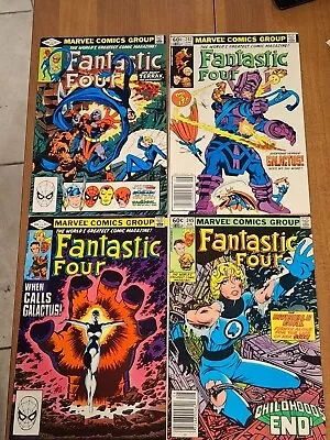 Buy Fantastic Four #242 Thru 245  Everyone Vs Galactus 1st Frankie Raye As Nova Key! • 97.08£