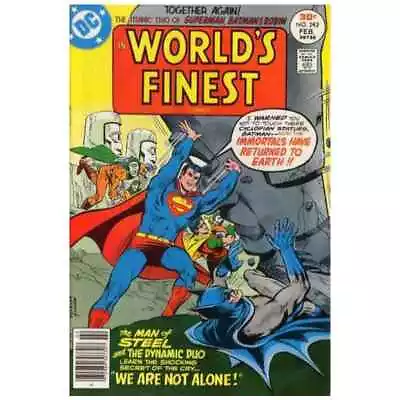 Buy World's Finest Comics #243 DC Comics VF+ Full Description Below [n% • 12.78£