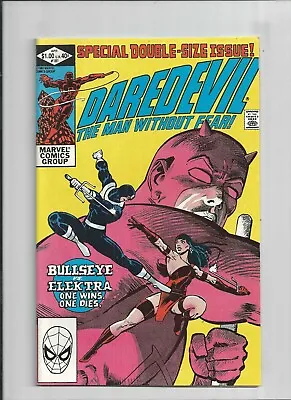 Buy Daredevil #181 Bullseye Vs Elektra Frank Miller Klaus Janson  Near Mint Cond • 19.42£