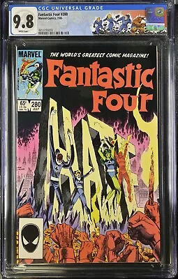 Buy Fantastic Four 280 CGC 9.8 WP 1985 Marvel She-Hulk John Byrne Custom Label • 66.52£