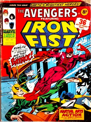 Buy The Avengers UK Comic No # 80 March 29 1975 MARVEL Dr Strange, Iron Fist • 3.59£