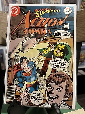 Buy Action Comics #468 (DC Comics  1977) Neal Adam’s Cover 7,0 FN/VF Terra-man Story • 9.32£
