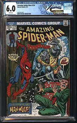 Buy Marvel Comics Amazing Spider-Man 124 9/73 FANTAST CGC 6.0 White Pages • 119.60£